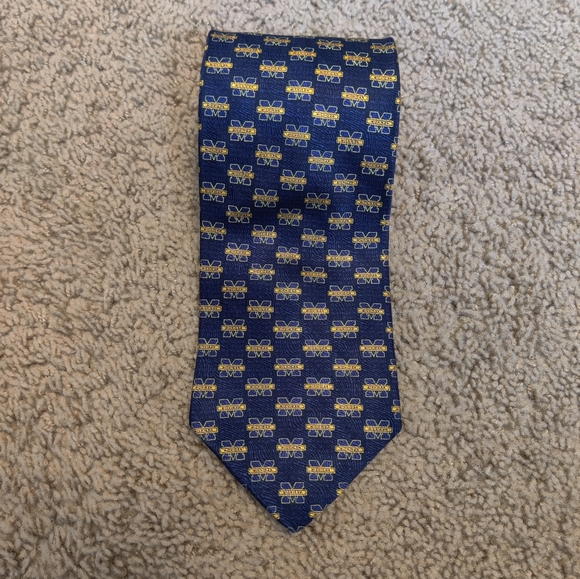 Univ. of Michigan Silk Tie - Picture 5 of 5